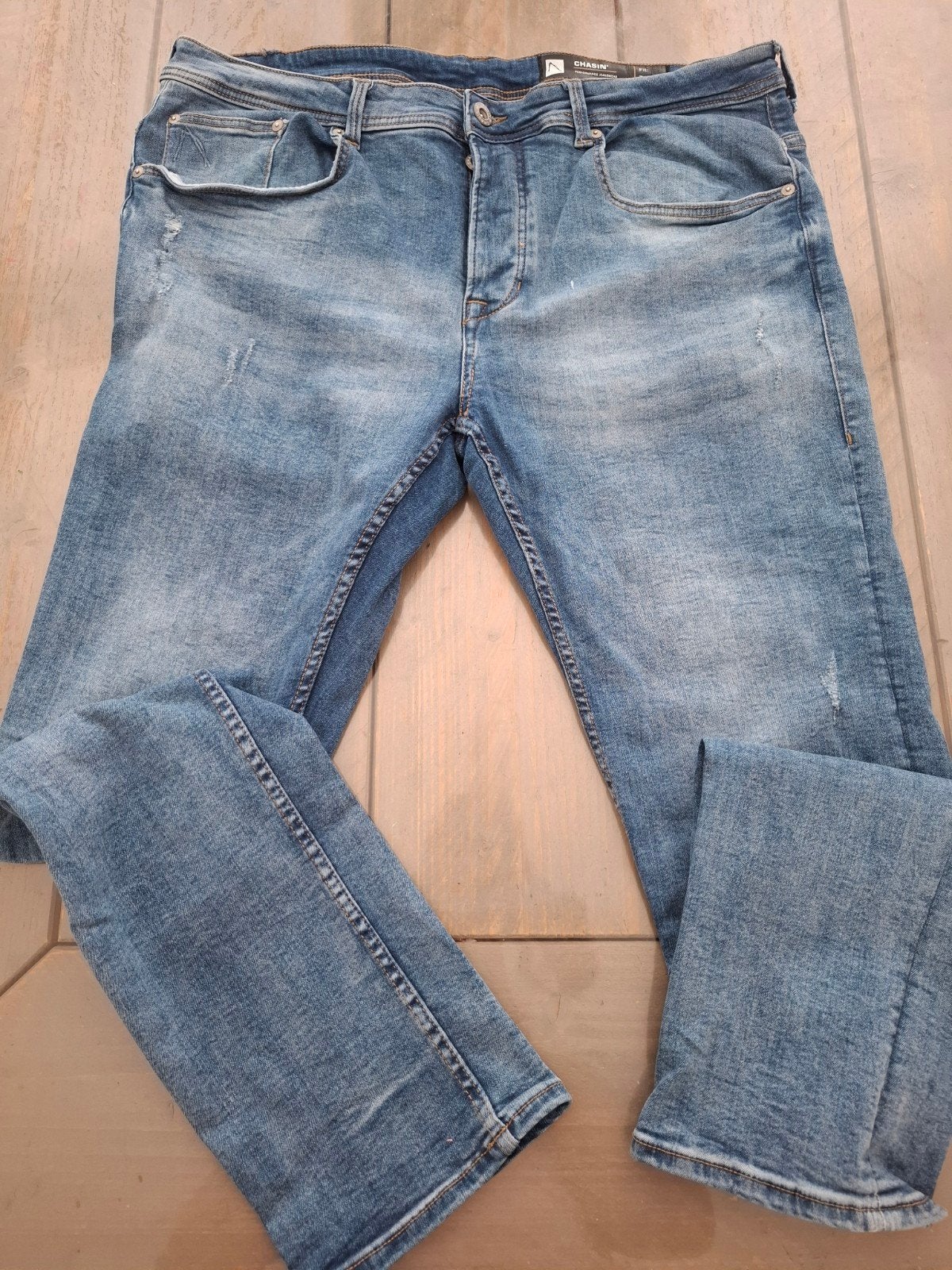 spijkerbroek Chasin 34/32, Chasin, Blauw, Ophalen of Verzenden, W33 - W34 (confectie 48/50)