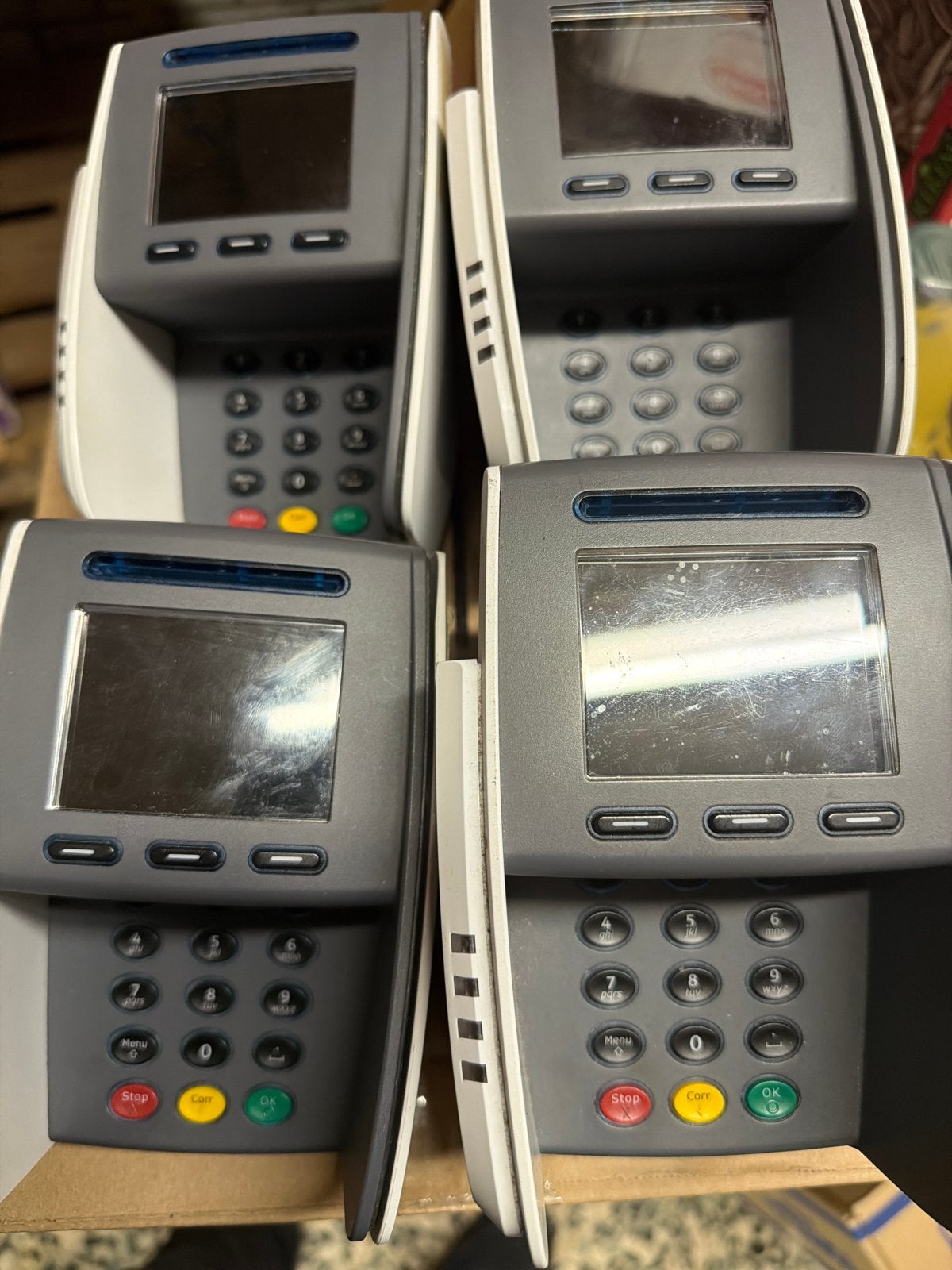 Set van 4 betaalterminals - Ideaal voor winkels, Ophalen