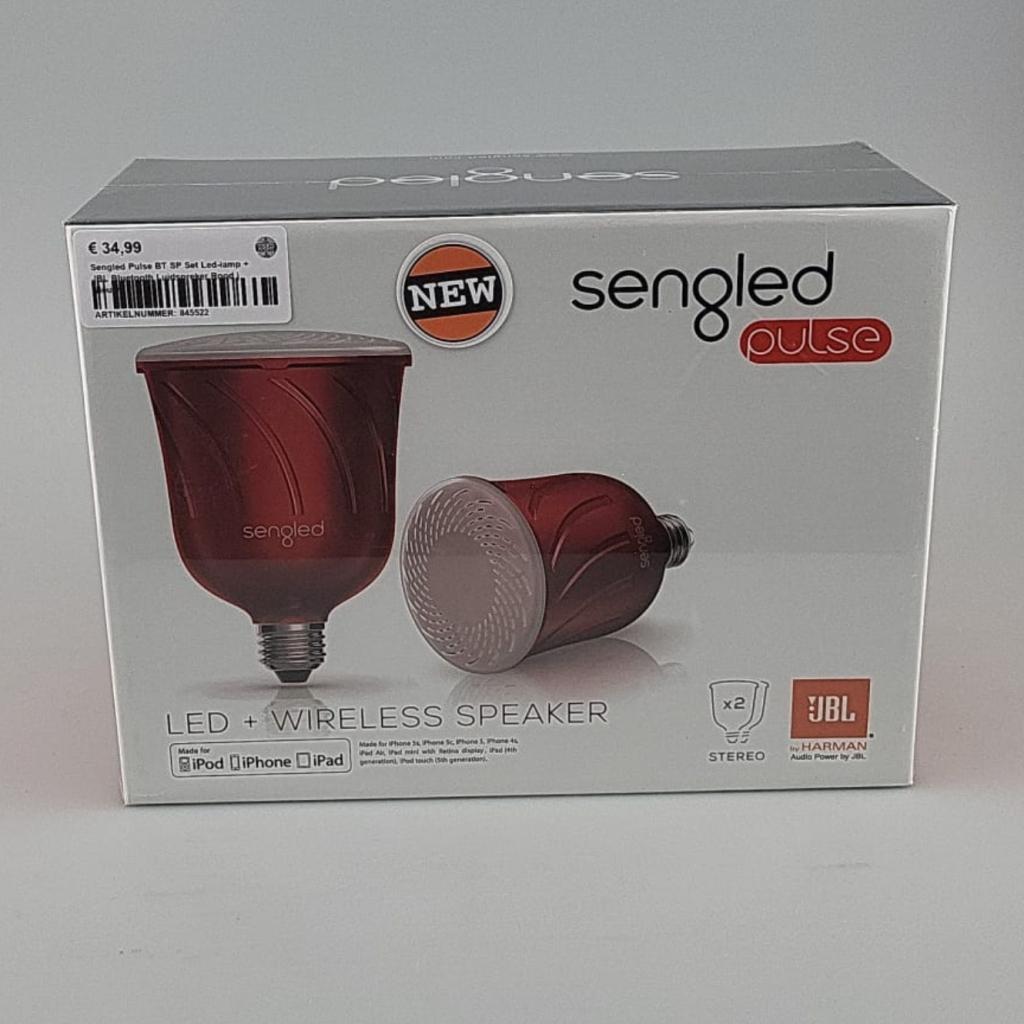 Sengled Pulse BT SP Set Led-lamp + JBL Bluetooth Luidspreker, Audio, Tv en Foto, Luidsprekers, JBL, Nieuw, Support@jbl.com, 400 Atlantic Street
Stamford, CT 06901
USA