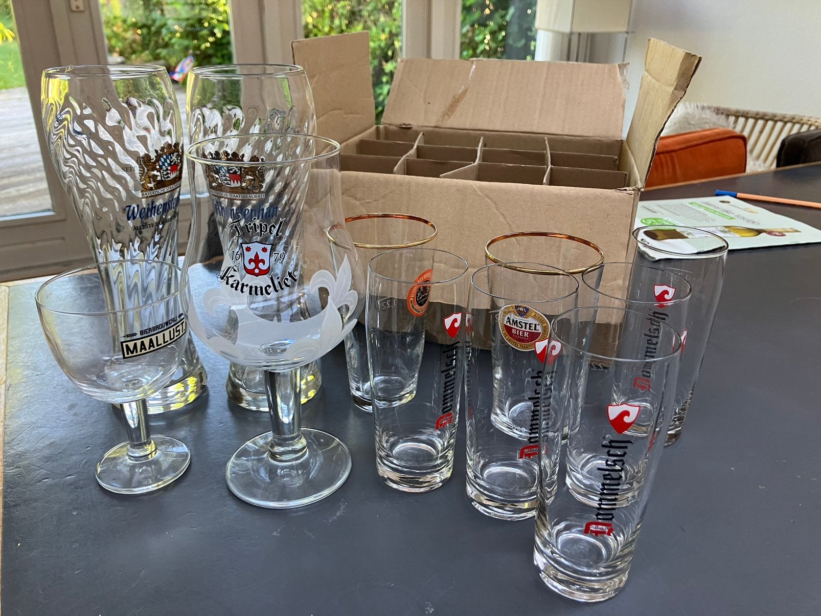 Set bierglazen, Ophalen, Zo goed als nieuw, Bierglas
