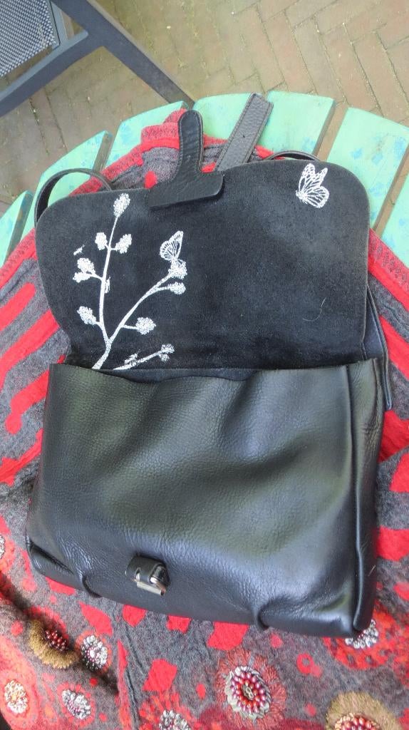 Keecie, leren tas, Flora en Fauna, black, zwart, Overige merken, Gebruikt, Verzenden, Zwart