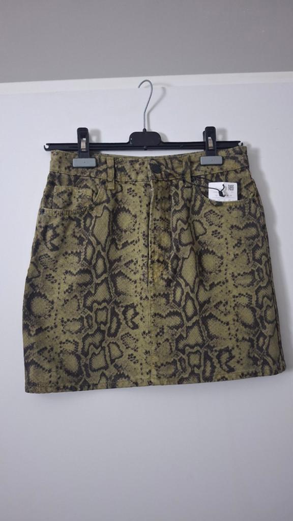 Bershka Rok met Slangenprint - Maat 36, Kleding | Dames, Rokken, Verzenden, Nieuw, Bershka, Maat 36 (S)