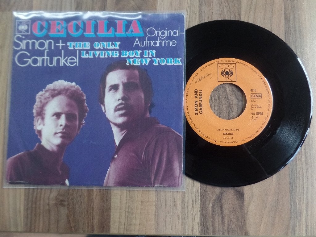 single  Simon & Garfunkel - Cecilia, Ophalen of Verzenden, Gebruikt, 7 inch, Rock en Metal