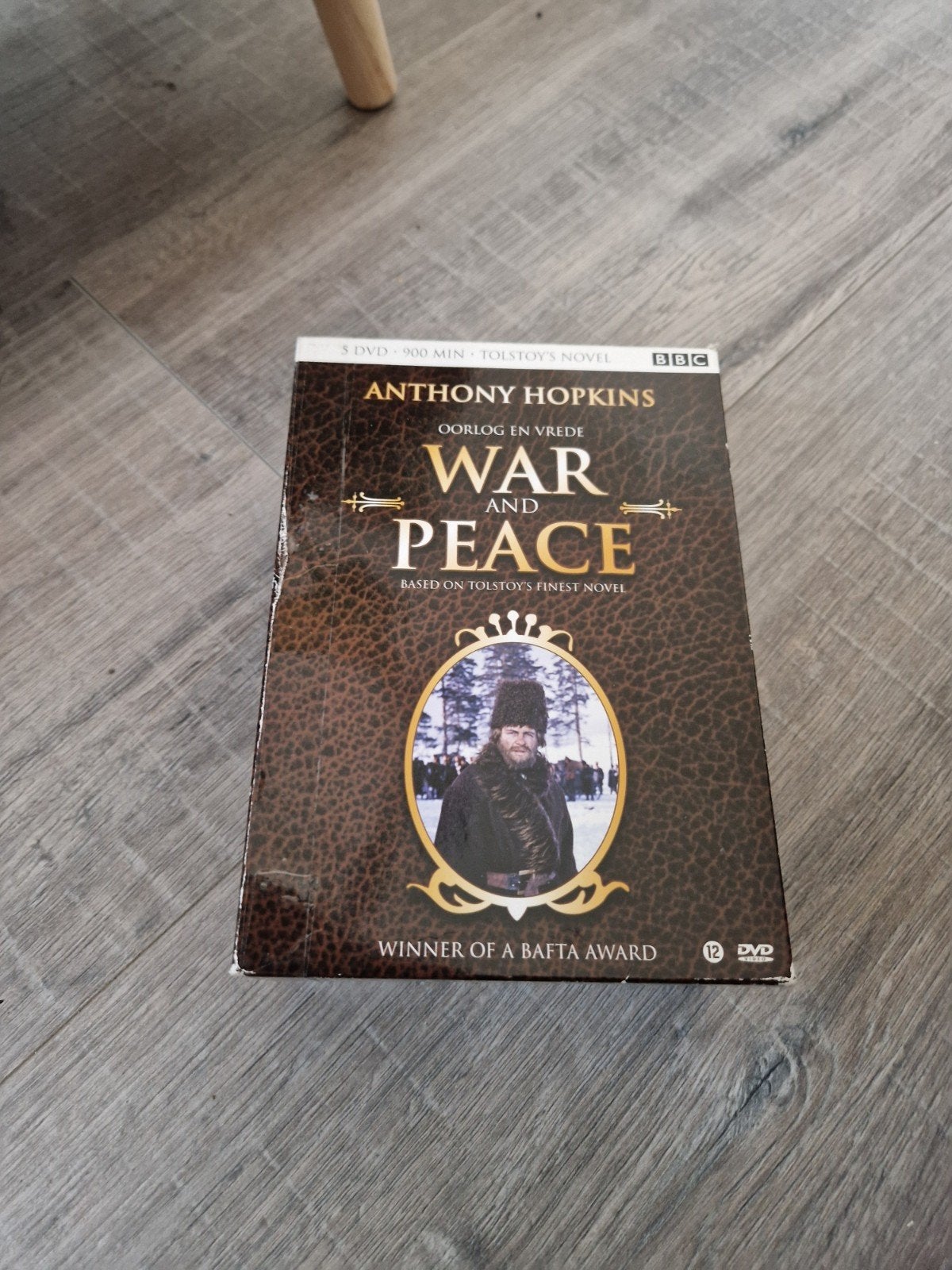 War and Peace  Anthony Hopkins - BBC DVD Boxset, Nederlands, Ophalen of Verzenden, Vanaf 12 jaar, Inclusief doosje