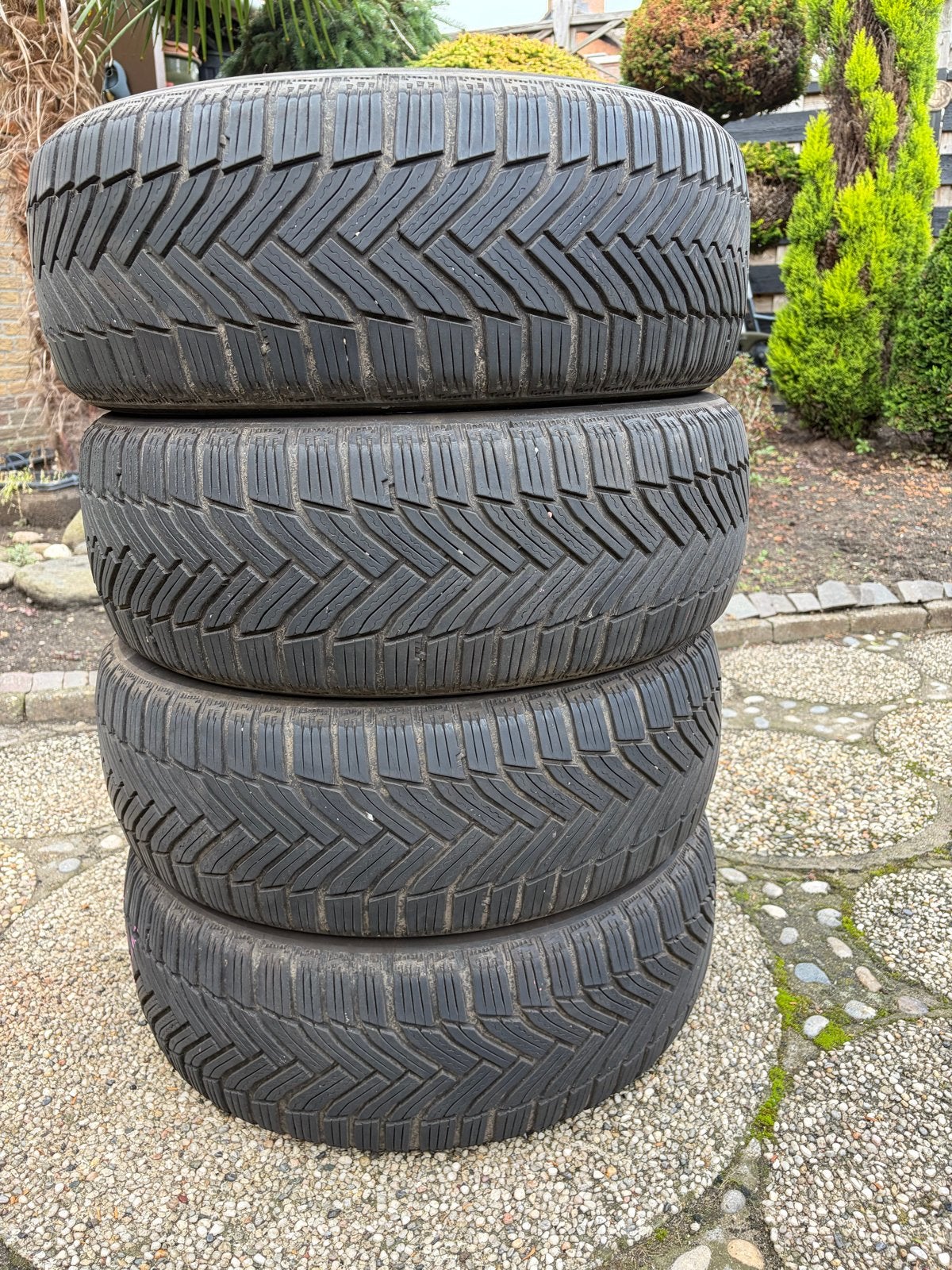 Michelin Alpin 6 Winterbanden 205/55 R16 91H, Ophalen, Gebruikt, 16 inch, Band(en)
