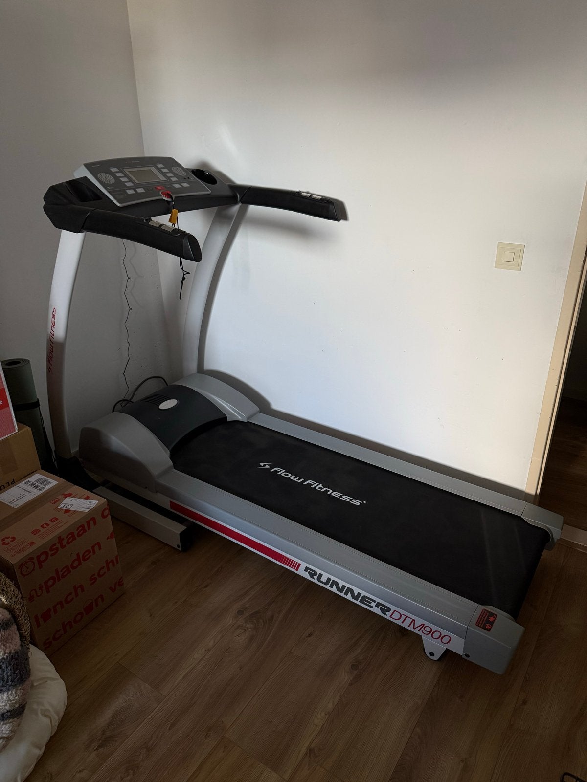Flow Fitness Runner DTM900 Loopband - Zo goed als nieuw, Ophalen, Zo goed als nieuw, Metaal, Loopband