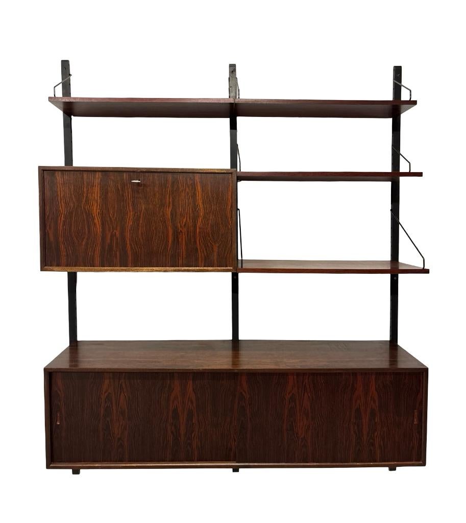 Vintage Poul Cadovius Royal System Wandsysteem Rosewood, Huis en Inrichting, Kasten | Wandmeubels, Gebruikt, Minder dan 100 cm