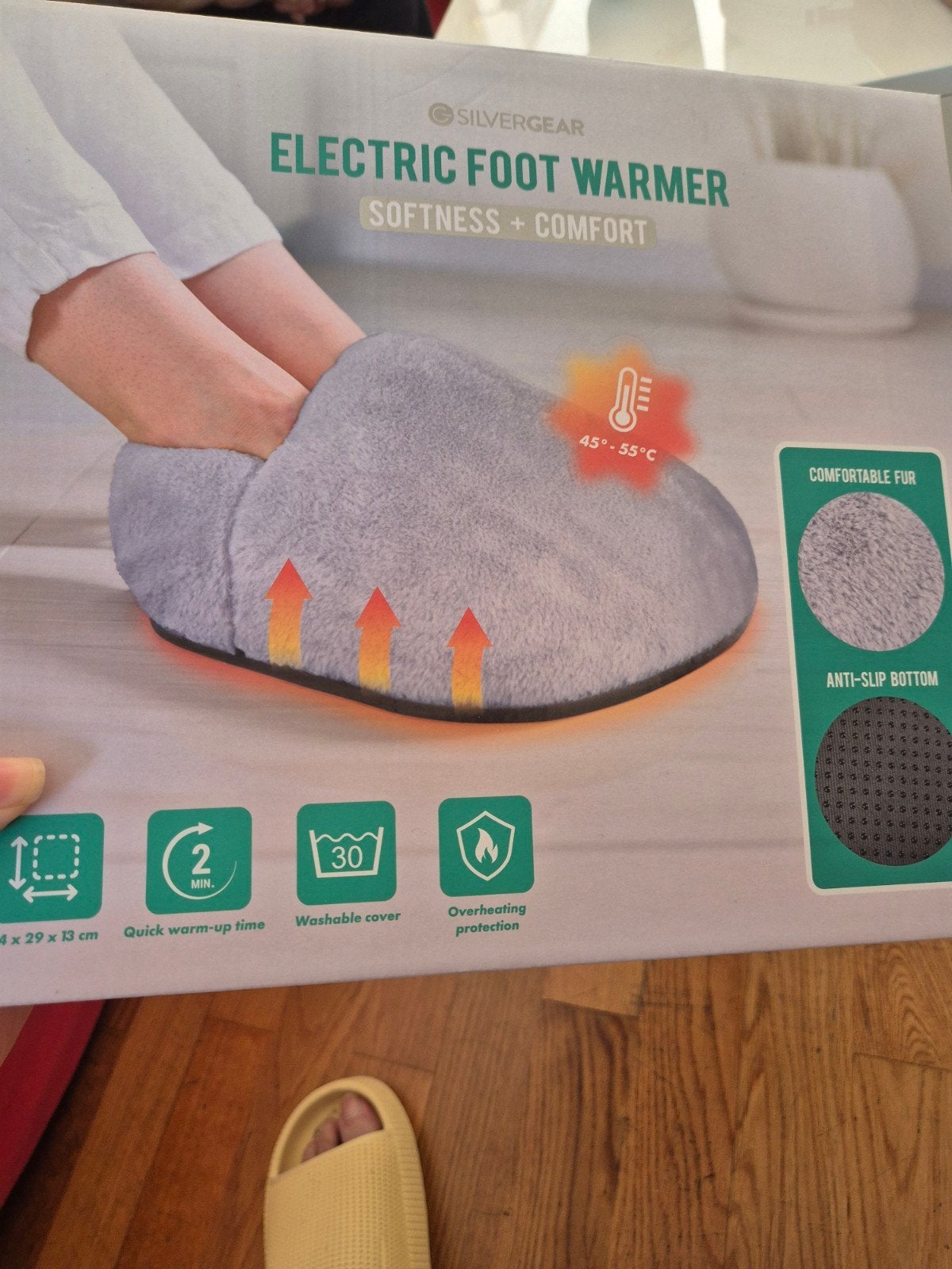 Silvergear Elektrische Voetenwarmer - Zacht & Comfortabel, Ophalen, Nieuw