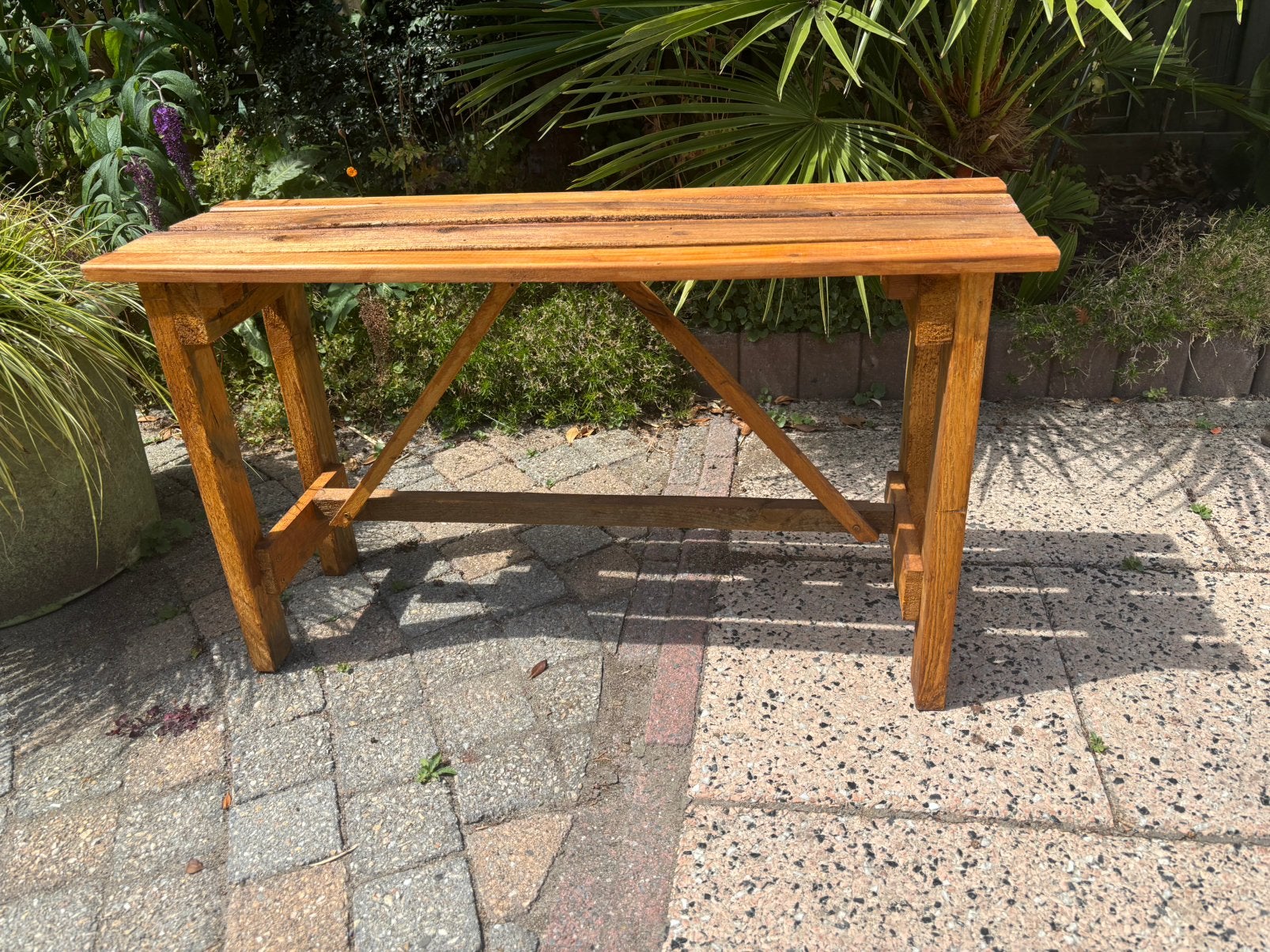 Tuinbank ca 1 meter, Tuin en Terras, Tuinbanken, Ophalen, Nieuw, Hout