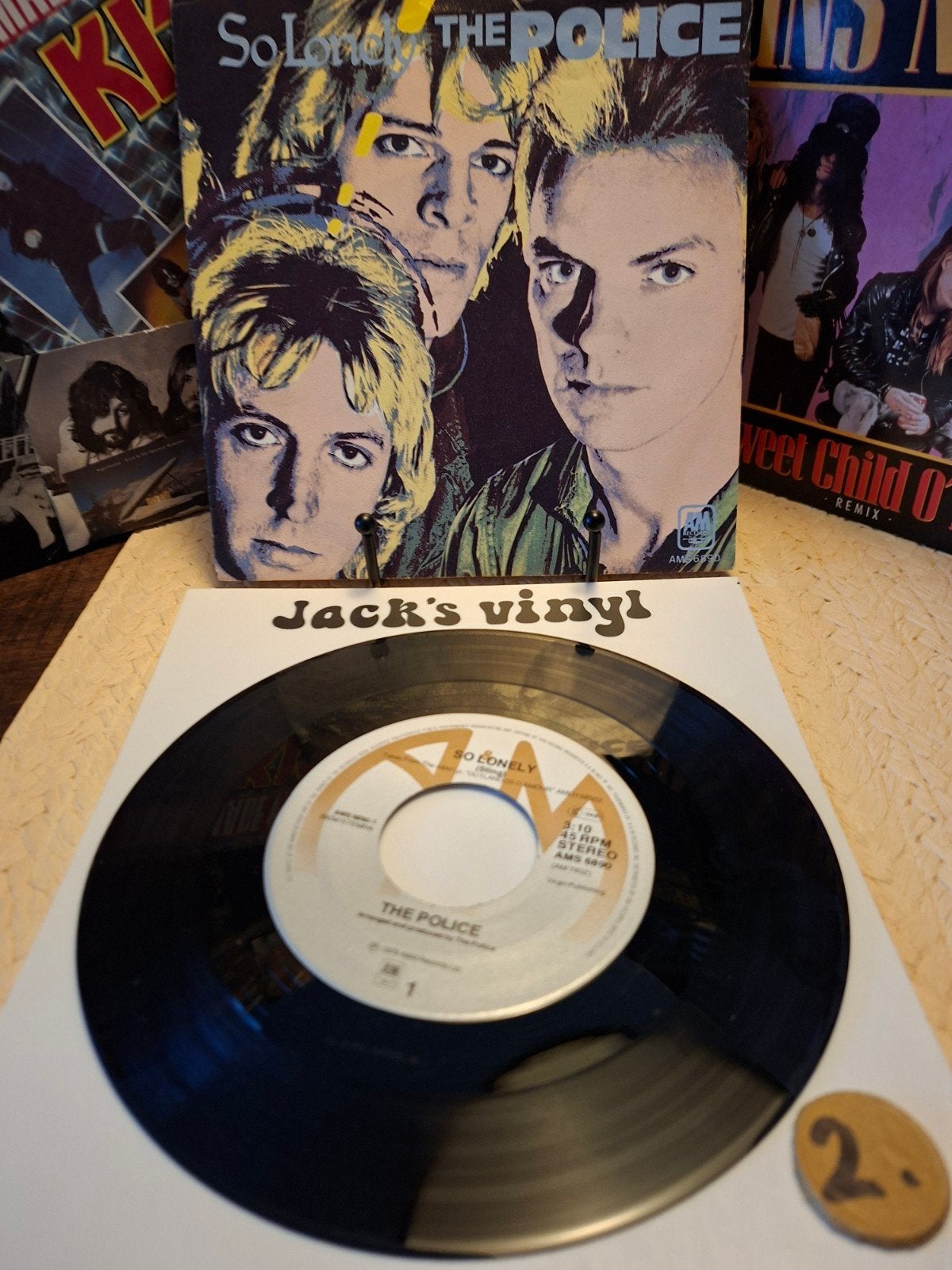 The Police - So Lonely 7 inch vinyl single 1978/2, Cd's en Dvd's, 7 inch, Ophalen of Verzenden, Zo goed als nieuw, EP