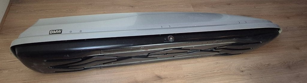 Originele BMW dakkoffer zilver, Ophalen, Zo goed als nieuw