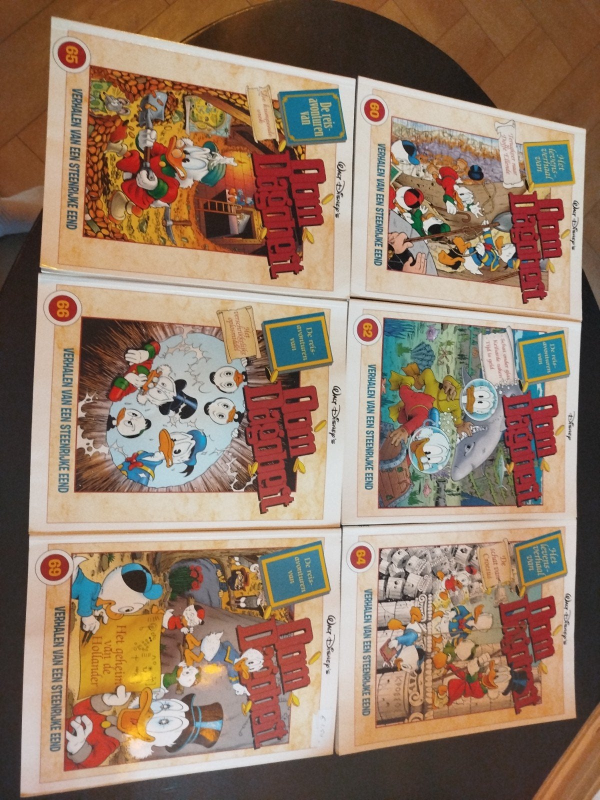 6 prachtige Oom Dagobert Duck Reisavonturen Albums, Boeken, Stripboeken, Meerdere stripboeken, Ophalen of Verzenden, Gelezen