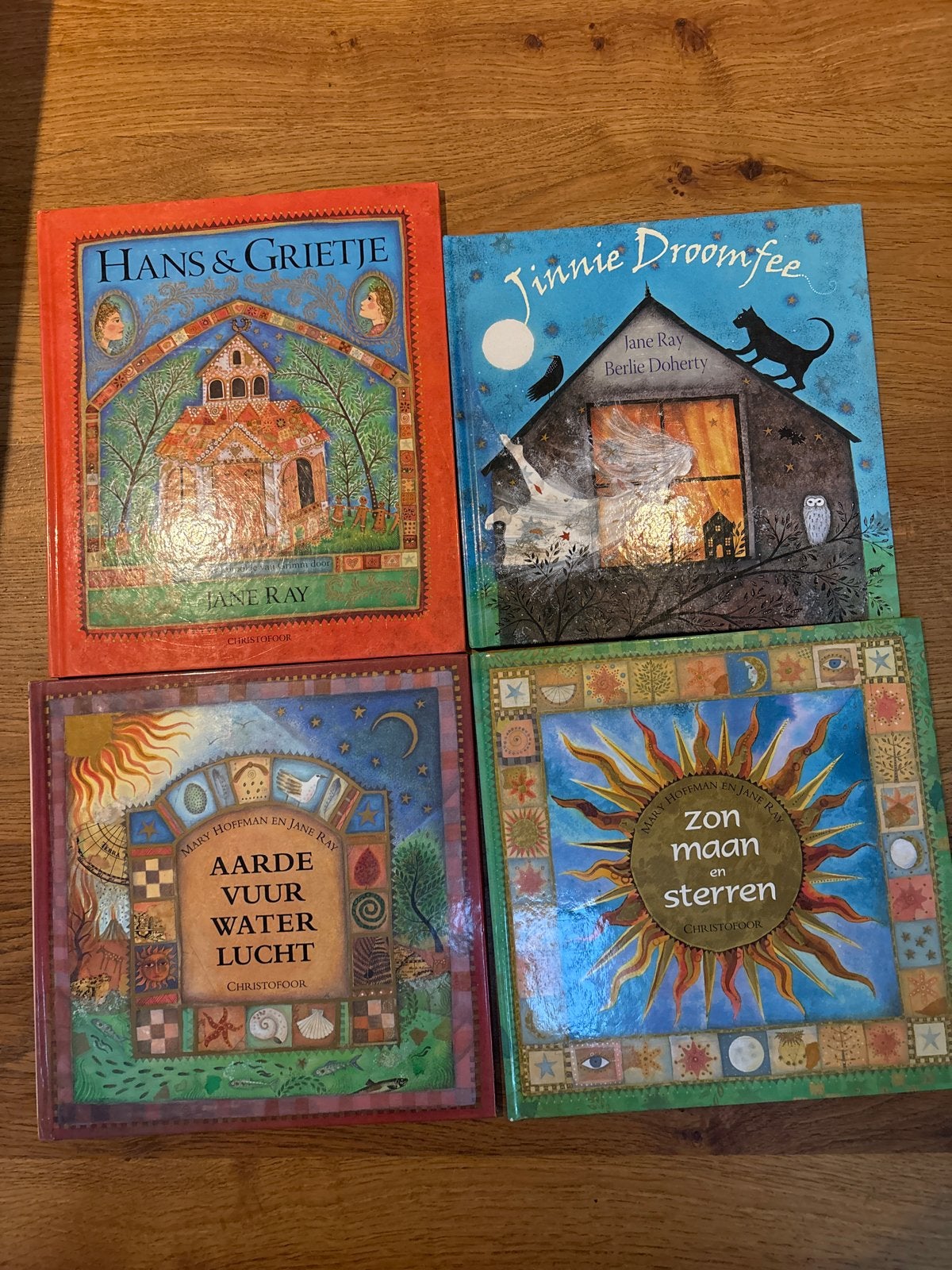 4 sprookjesboeken van Jane Ray - Hans & Grietje, Jinnie Droo, Boeken, Ophalen of Verzenden, Zo goed als nieuw, Sprookjes