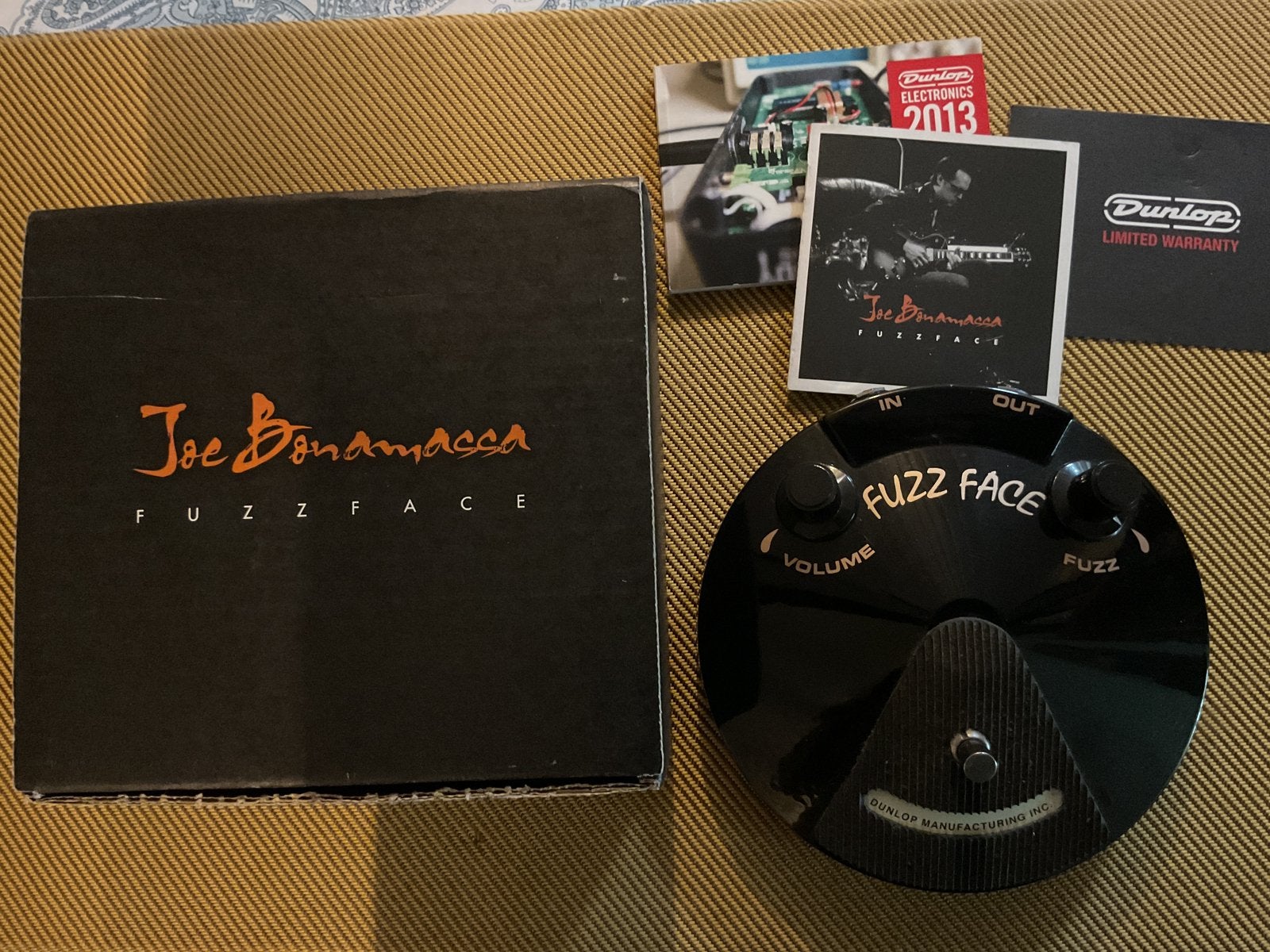 Dunlop JBF3B Joe Bonamassa Fuzz Face, Muziek en Instrumenten, Verzenden, Gebruikt, Volume