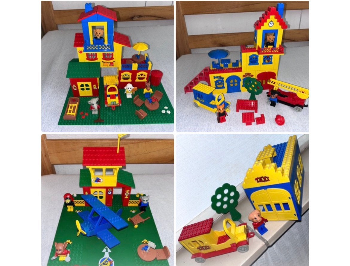 Lego Fabuland 3678  350 of 140 3671  338 of 128 , €20-50, Gebruikt, Lego, Ophalen of Verzenden, Inclusief minifiguren