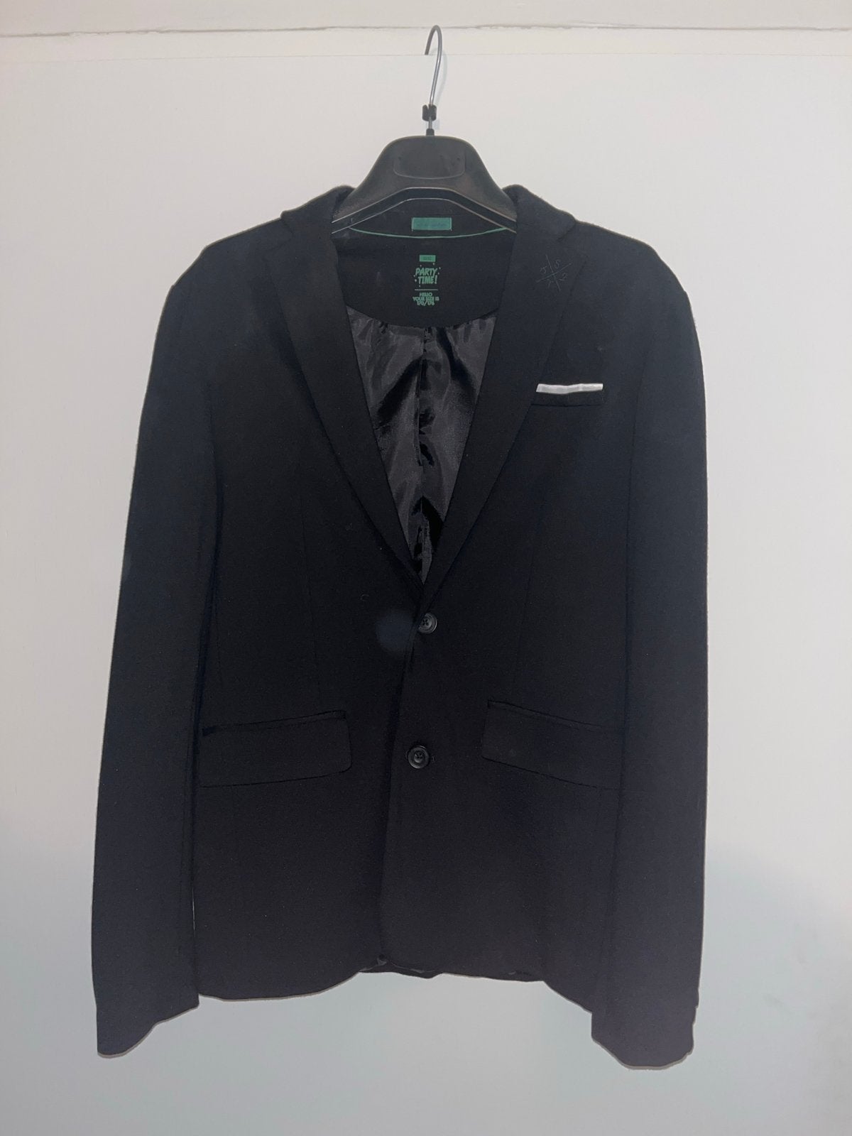 Zwart colbert/blazer maat 170/176, Ophalen of Verzenden, Zo goed als nieuw, Overige maten, Zwart