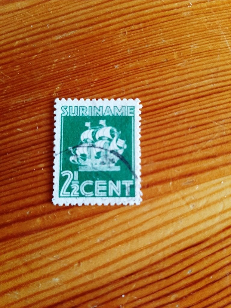 suriname gestempeld nr 195, Ophalen of Verzenden, Gestempeld