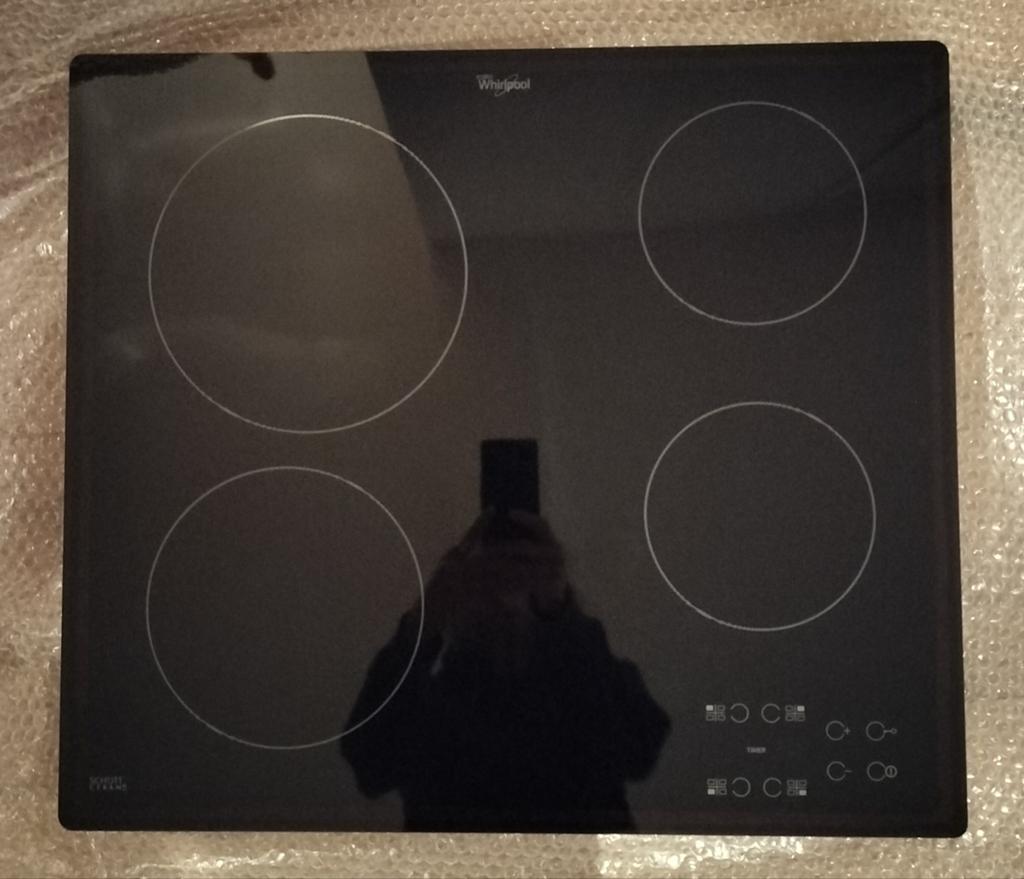 Whirlpool AKT Keramische kookplaat - NIEUW, Ophalen, Inbouw, Keramisch, 4 kookzones