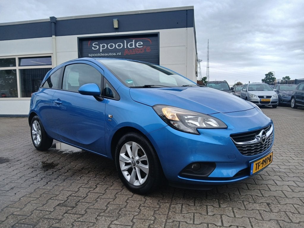 Opel Corsa 1.4-16V Cosmo/Stoelverwarming/Dealer onderhouden, Auto's, Blauw, Bedrijf, Handgeschakeld, Geïmporteerd