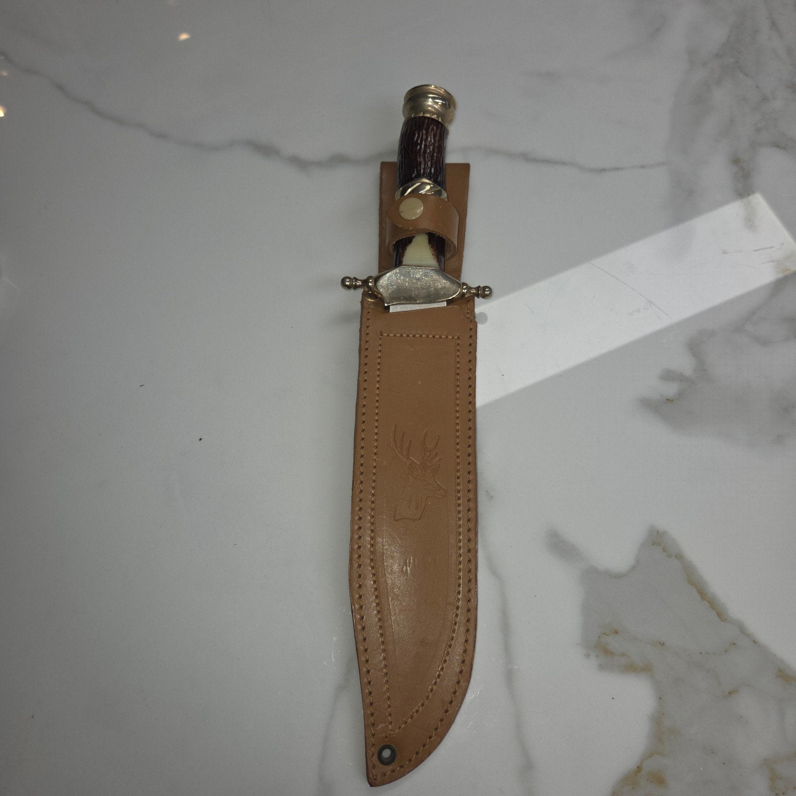 King Knife Molybdeen-Vanadium Jachtmes met Schede, Ophalen of Verzenden