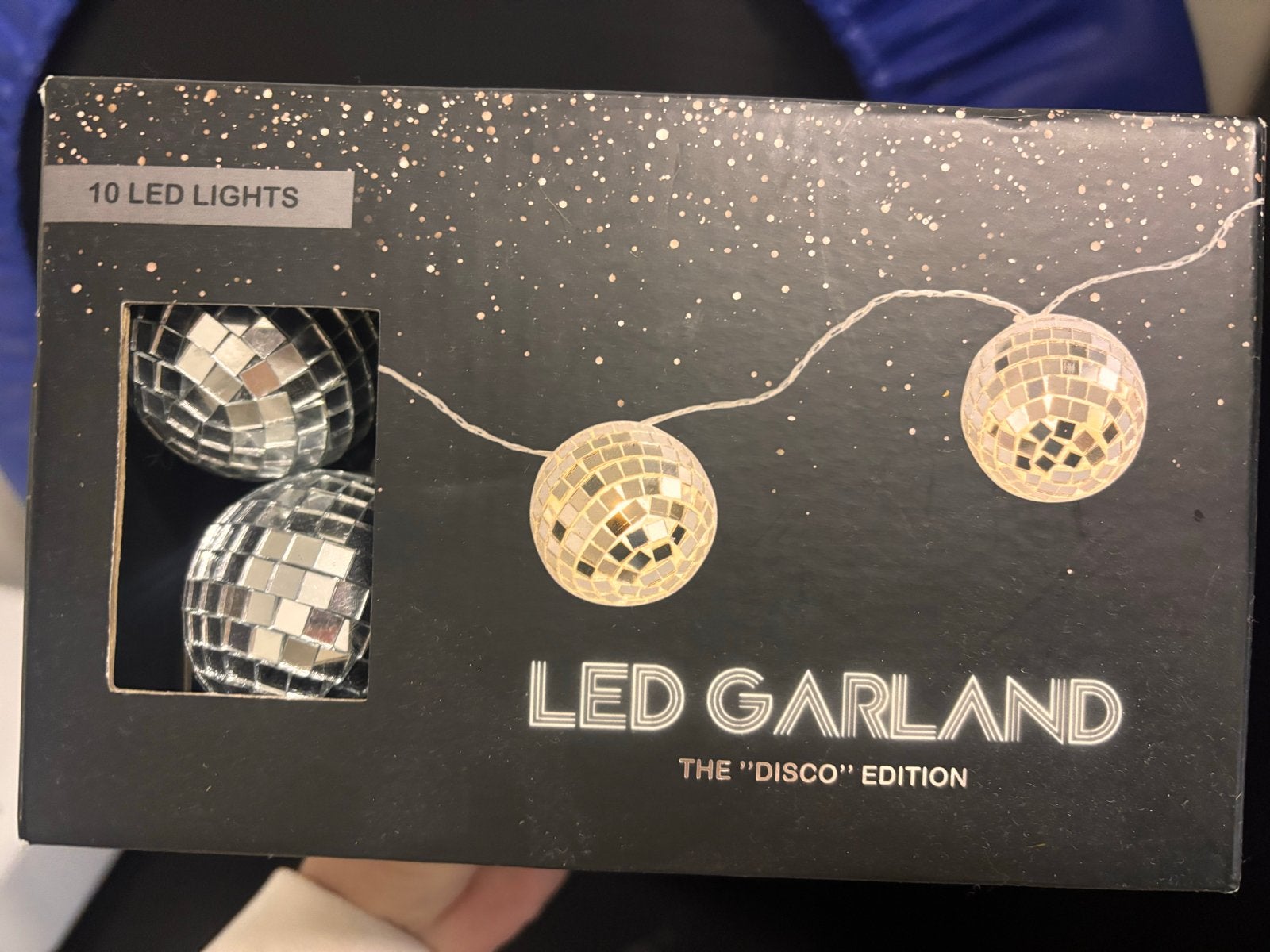 LED Discobal Lichtsnoer - 10 LED lampjes, 1.65M, Nieuw, Kunststof, Ophalen of Verzenden, Modern