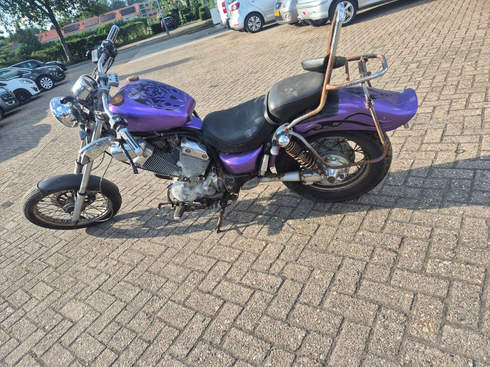 yamaha virago 545 opknapper, Motoren, Ophalen