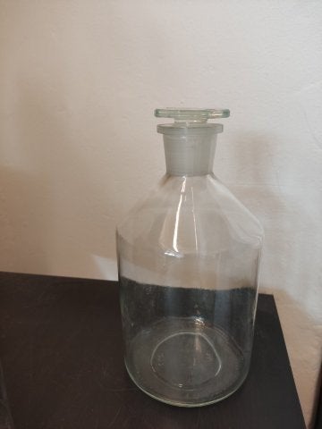 Glazen stopfles 1 liter, Ophalen of Verzenden