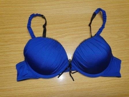 BH 70B Hunkemöller Push-Up beugelmodel blauw mooie staat, Hunkemöller, Ophalen of Verzenden, Blauw, BH