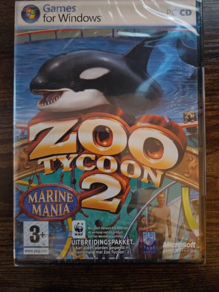 Zoo Tycoon 2: Marine Mania Uitbreiding (PC) - GESEALD, 1 speler, Nieuw, Ophalen of Verzenden, Vanaf 3 jaar