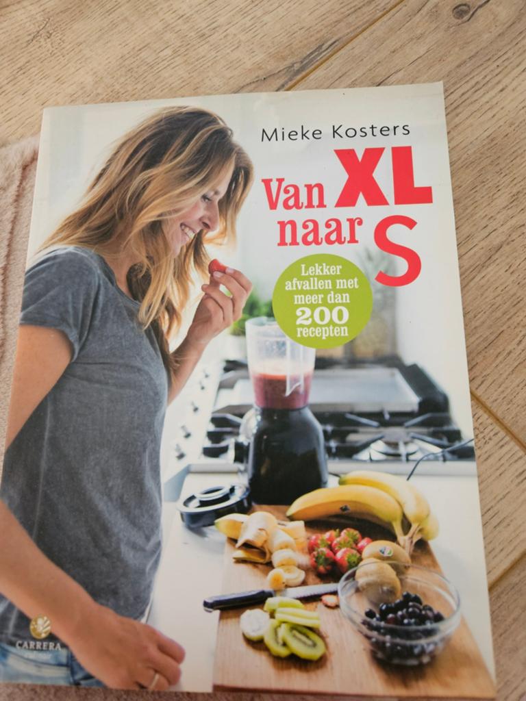 Van XL naar S: Lekker afvallen met meer dan 200 recepten, Ophalen of Verzenden, Zo goed als nieuw, Dieet en Voeding, Mieke Kosters