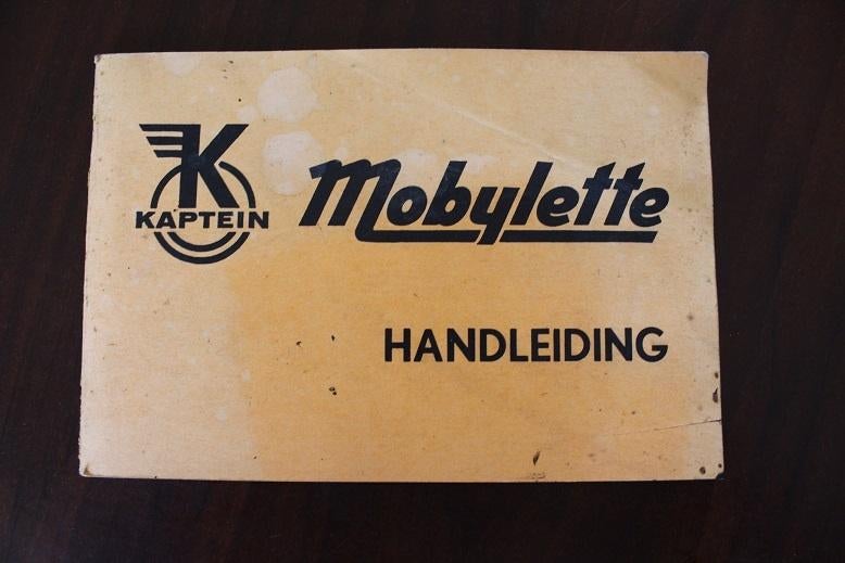 Kaptein Mobylette 1968 bromfiets handleiding, Ophalen of Verzenden, Gebruikt