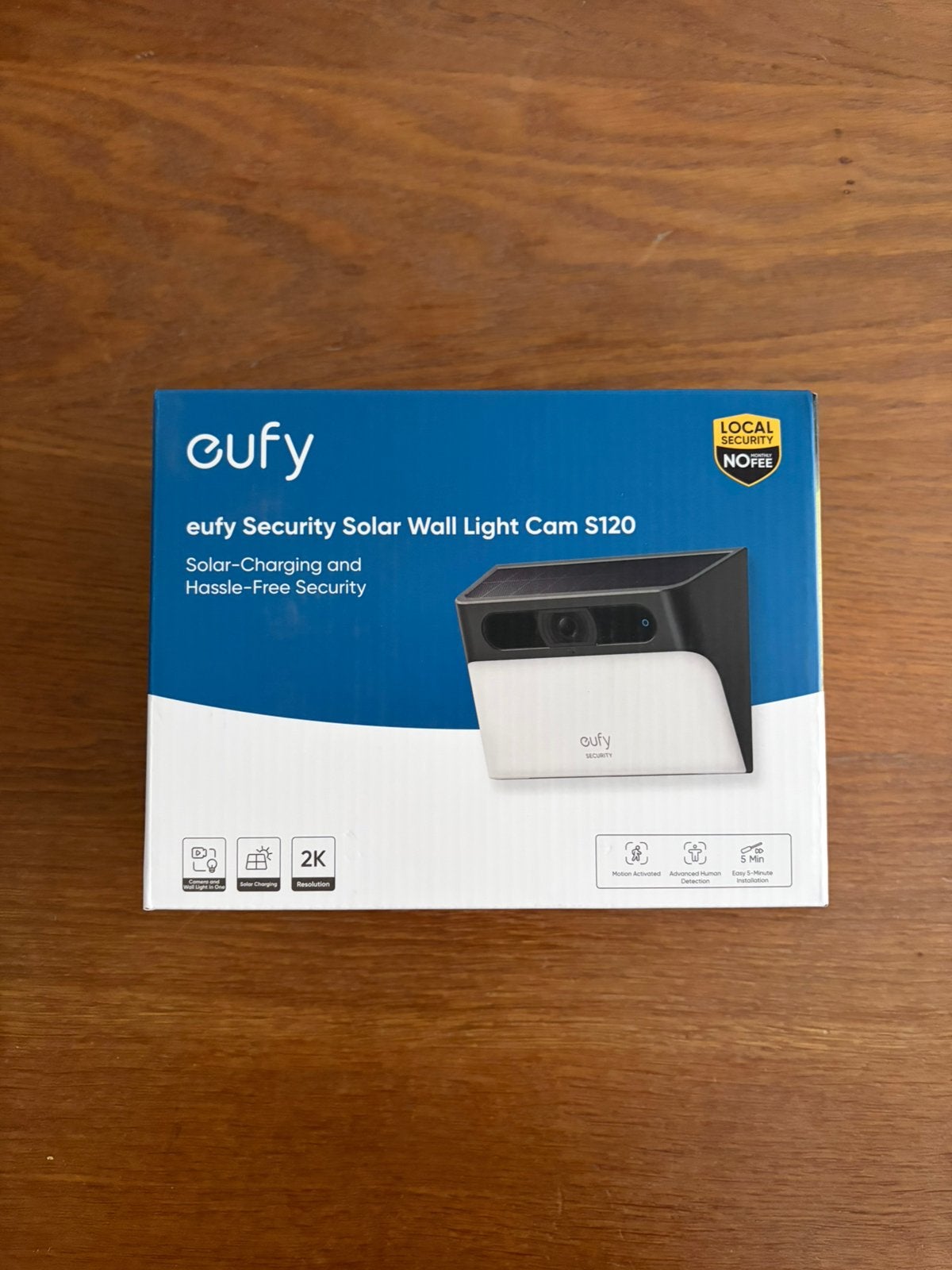 Eufy S120 security solar wall light cam, Audio, Tv en Foto, Videobewaking, Ophalen of Verzenden, Nieuw