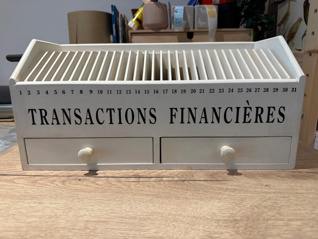 Desk organiser riviera maison, transactions Financieres, Diversen, Bureau-accessoires, Gebruikt, Ophalen of Verzenden