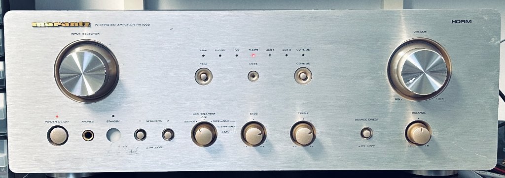 Marantz versterker PM7000/N2G, Gebruikt, 60 tot 120 watt, Stereo, Ophalen