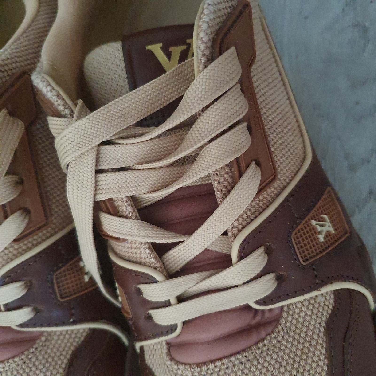 Louis vuitton heren sneakers, Ophalen of Verzenden, Zo goed als nieuw, Bruin, Louis Vuitton