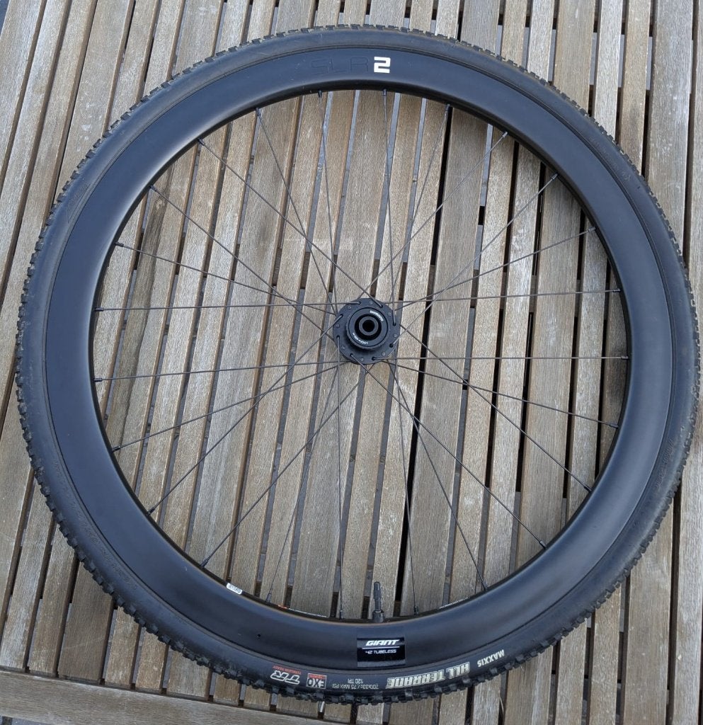 Giant SLR 2 Disc 42 wheelset, Giant, Zo goed als nieuw, Racefiets, Carbon