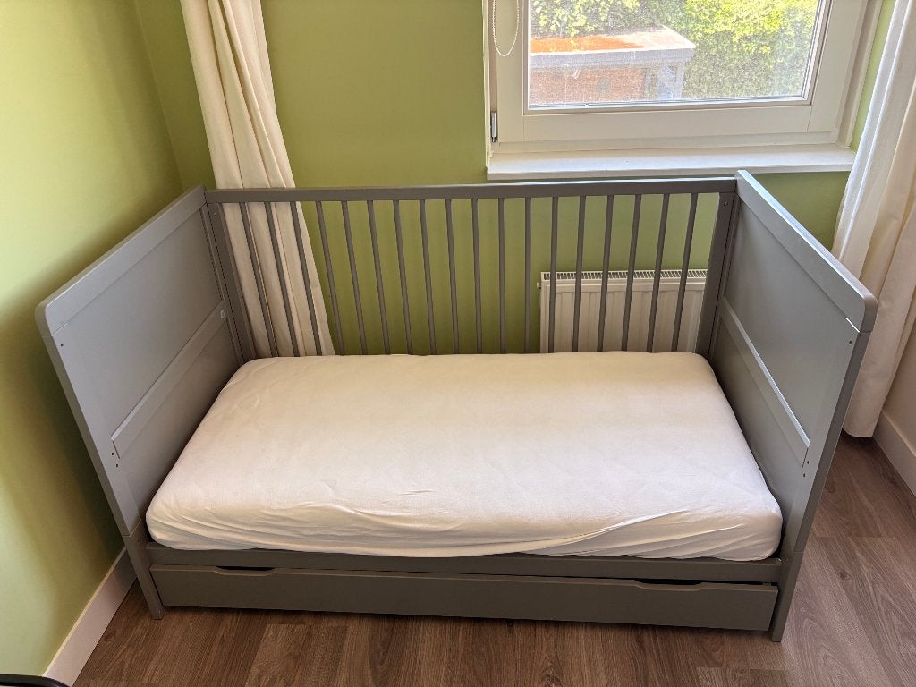 Peuterbed Meegroeibed 'Petite Amélie', Ophalen, Gebruikt, 70 tot 85 cm, 140 tot 160 cm