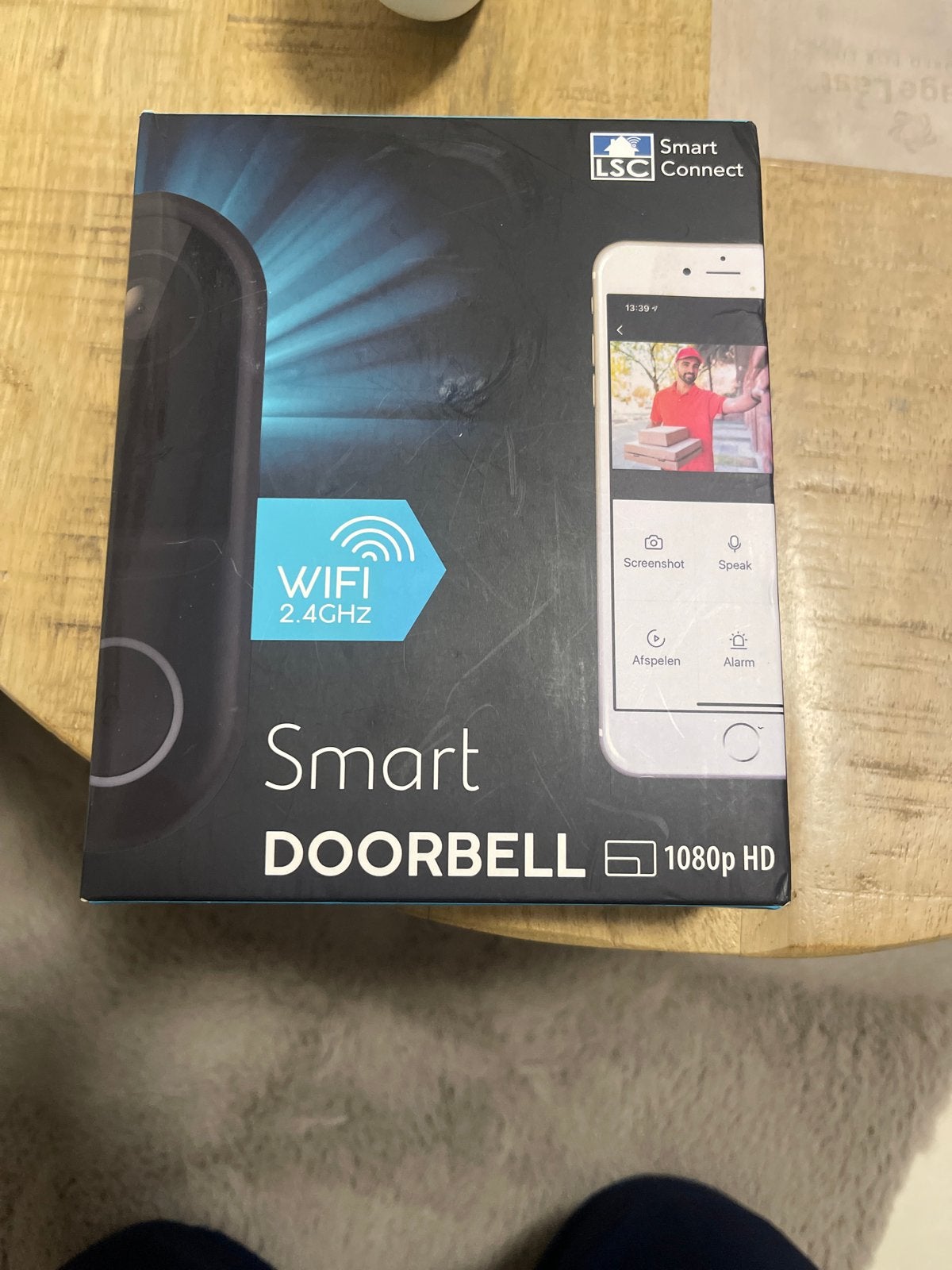 LSC Smart Connect Deurbel 1080p HD WiFi, Huis en Inrichting, Deurbellen, Ophalen of Verzenden, Bewegingsdetectiesensor, Nieuw