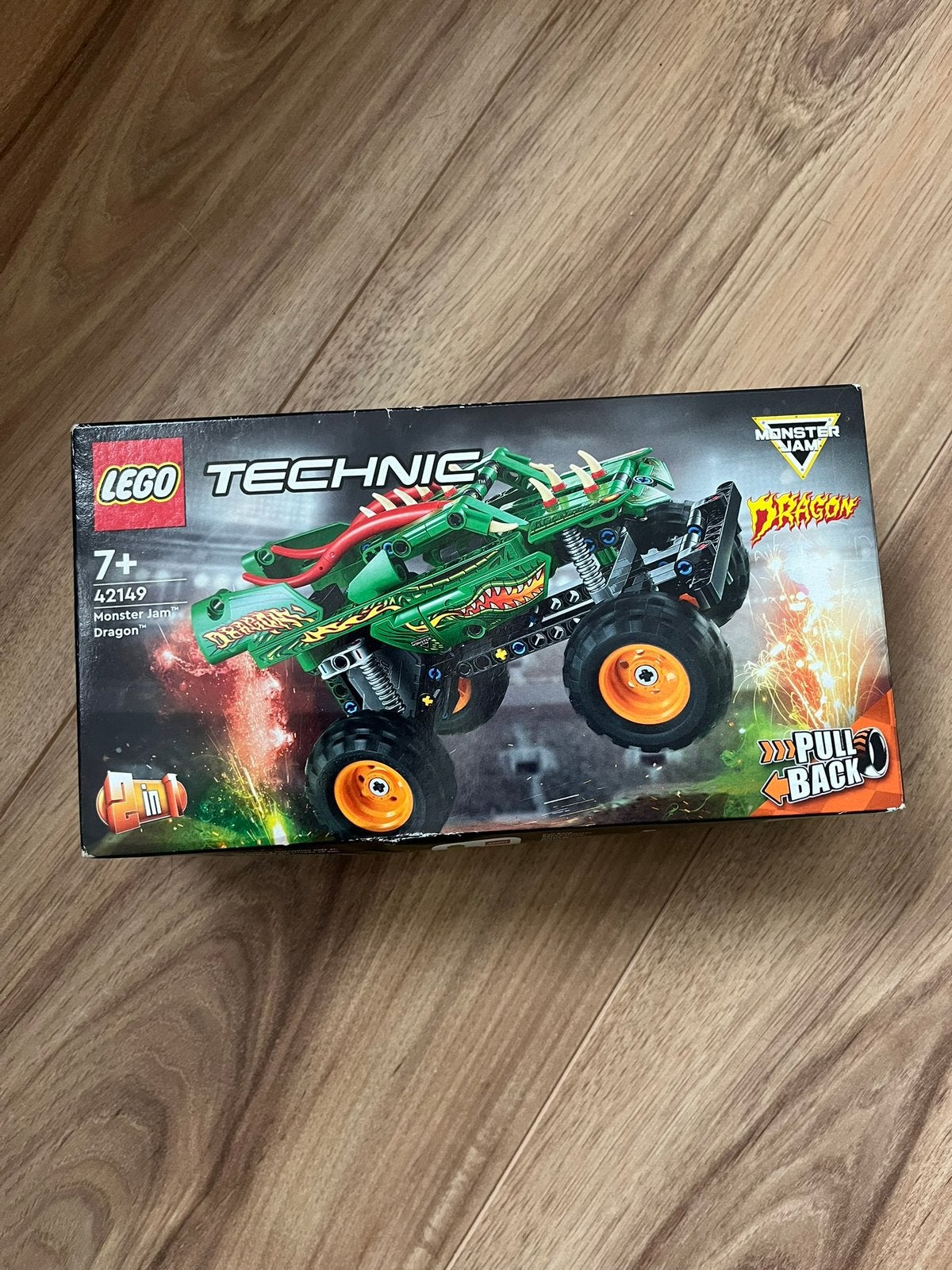 Lego 42149 Monster Jam Dragon technic Nieuw, Lego, Nieuw, Ophalen of Verzenden, Technic