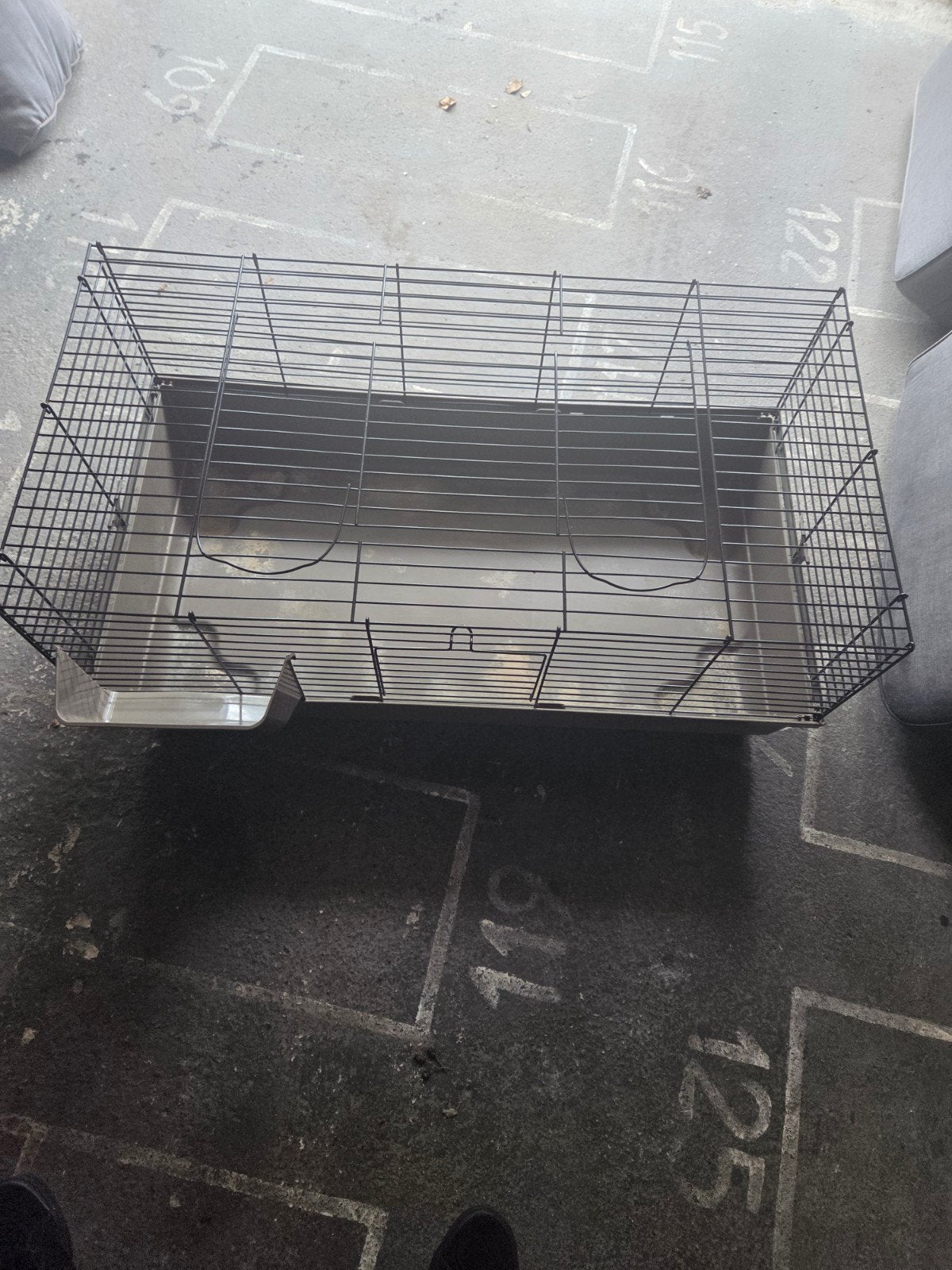 groot caviahok met hooi bak, 110 cm of meer, Zo goed als nieuw, Hok, Cavia