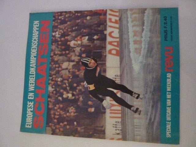 EK en WK Schaatsen - Revu [red. Opzeeland], Ophalen of Verzenden, Zo goed als nieuw, Muziek, Film of Tv