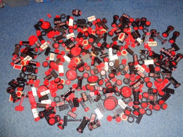 Partij B85=losse Lego wielen