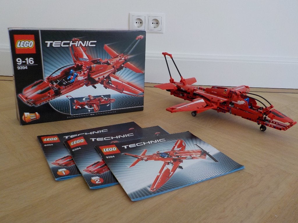 Lego Technic 9394 straalvliegtuig jet plane 9-16, Compleet, Lego, Ophalen of Verzenden, Zo goed als nieuw