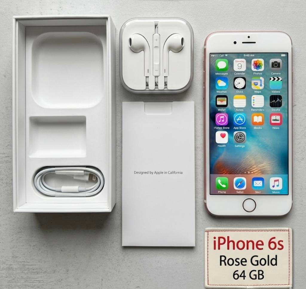 iPhone 6s Rose Goud - Krasvrij Scherm!, Telecommunicatie, Mobiele telefoons | Apple iPhone, Ophalen of Verzenden, Zo goed als nieuw