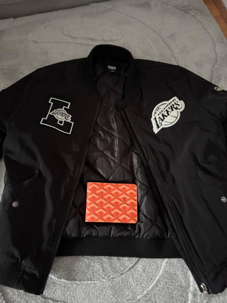 LA Lakers jas en Goyard portemonnee, Kleding | Heren, Ophalen, Gedragen, Overige maten, Zwart