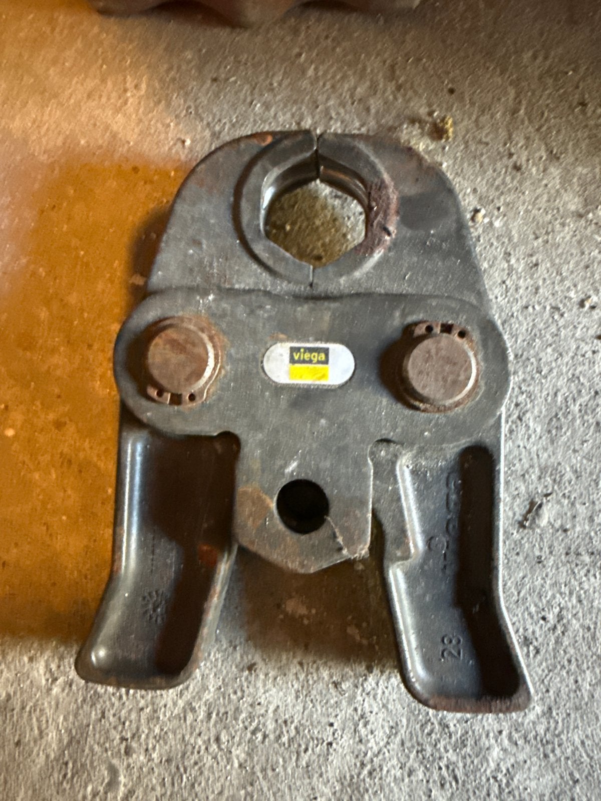 Viega persbek 28mm, Doe-het-zelf en Verbouw, Gereedschap | Handgereedschap, Ophalen of Verzenden, Gebruikt, Overige typen, Viega