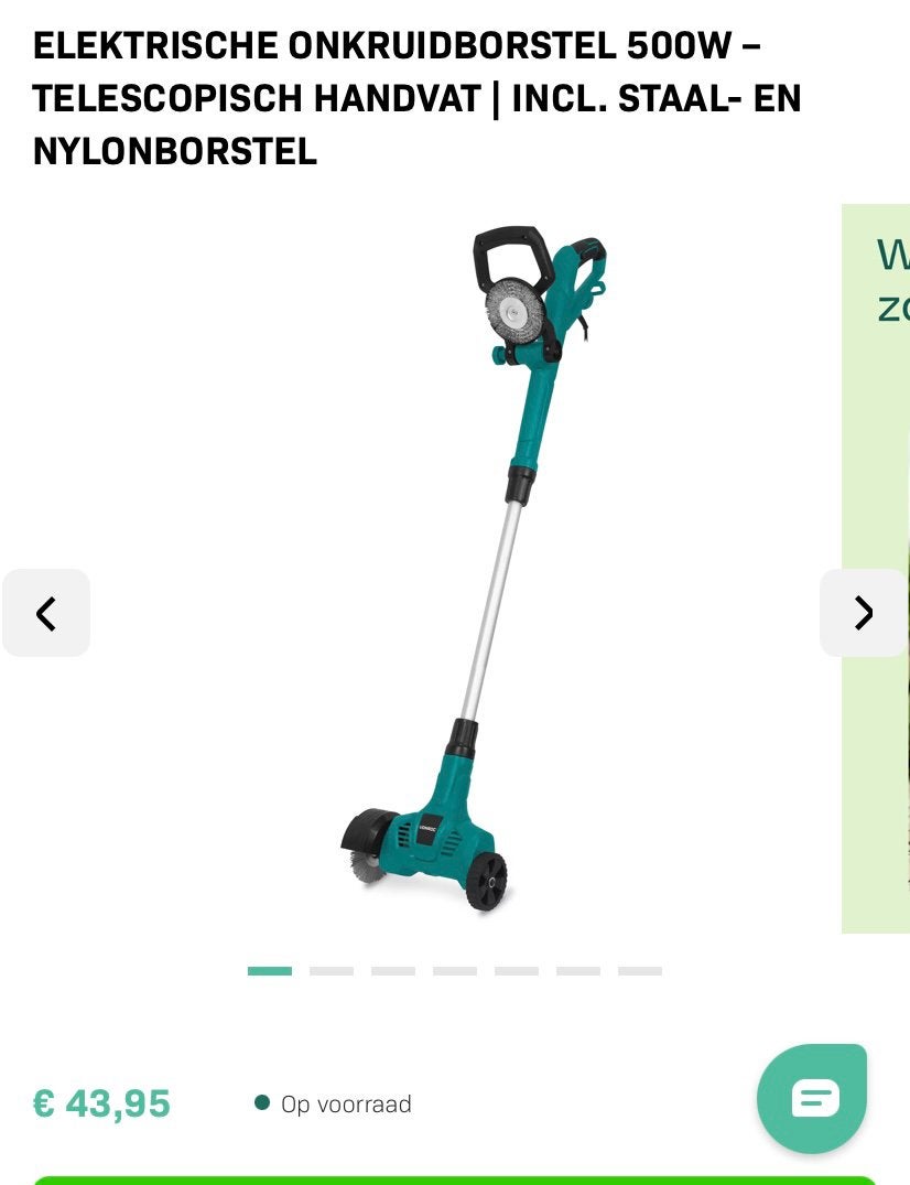 Nieuw! Vonroc electrische onkruid borstel, Ophalen of Verzenden, Nieuw, Overige soorten
