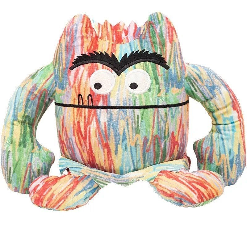 Kleurenmonster pluche knuffel groot (35cm), Ophalen of Verzenden, Nieuw, Overige typen