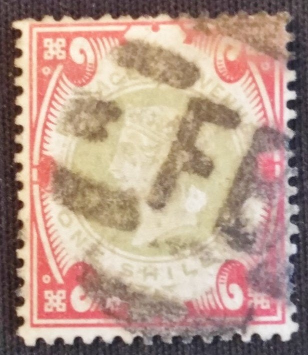 UK nr. 101 FB, Verzenden, Gestempeld