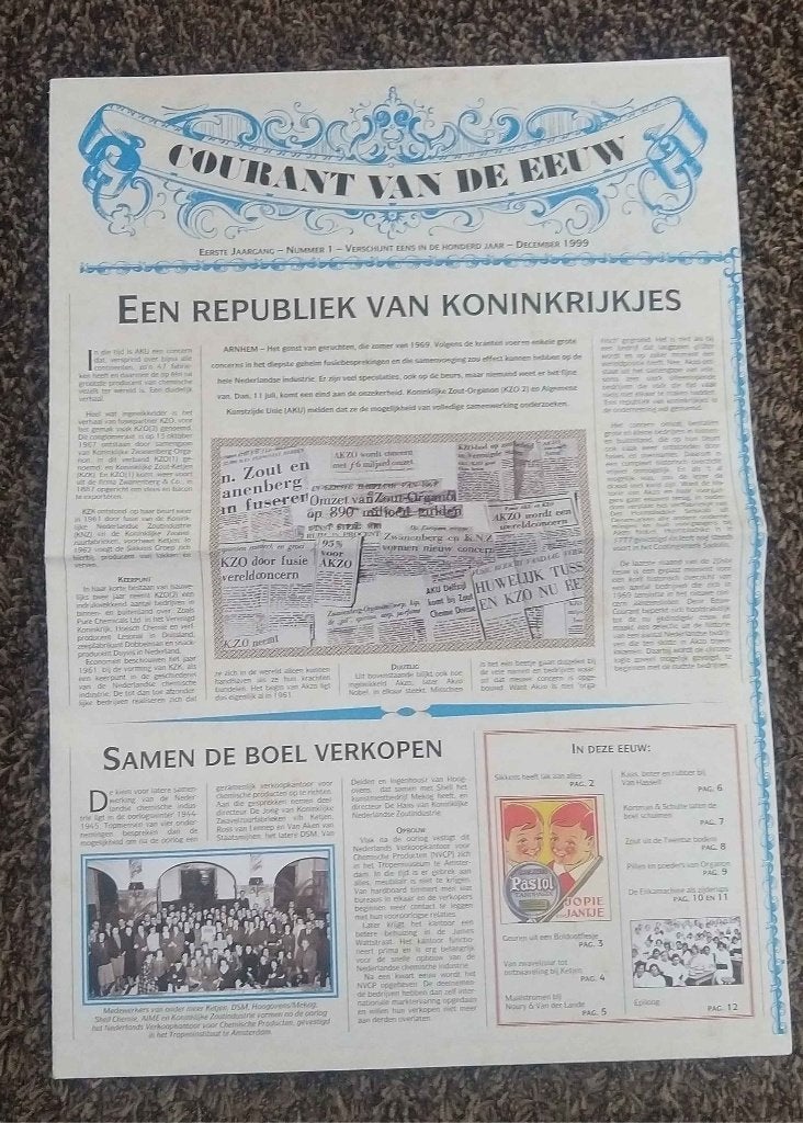 Courant van de Eeuw, Ophalen of Verzenden, Zo goed als nieuw